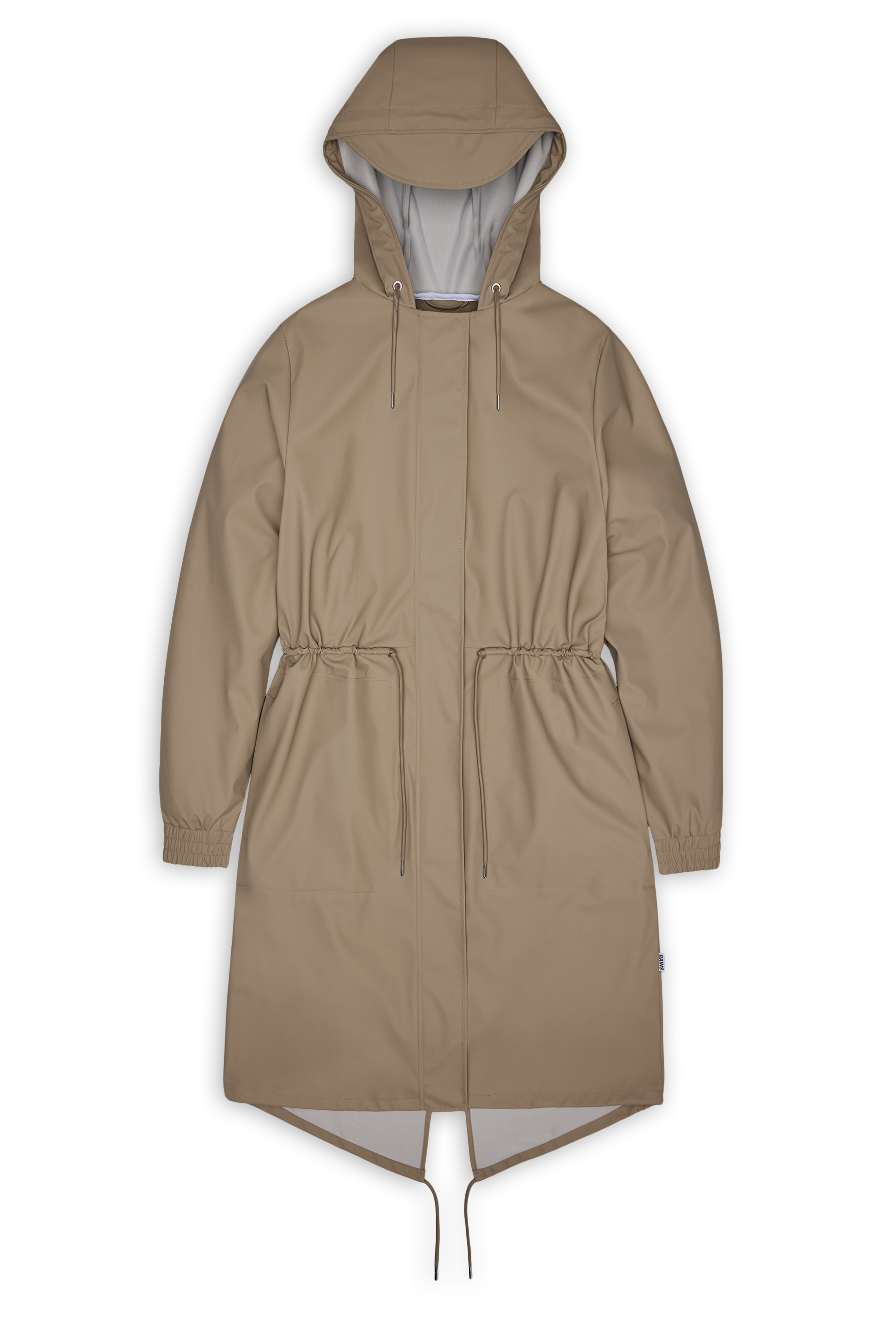 Rains String W Parka Beige Jacket